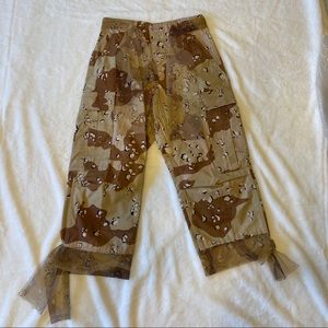Chocolate Chip Desert Camo Trouser Capri Pants